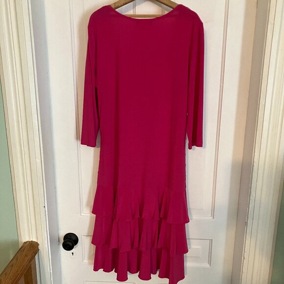 Gorgeous Fuschia Statement Dress - Picture 2 of 5
